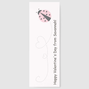 Ladybug Happy Valentine's Day Bookmark Valentines 