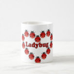 Ladybug Heart Coffee Mug at Zazzle