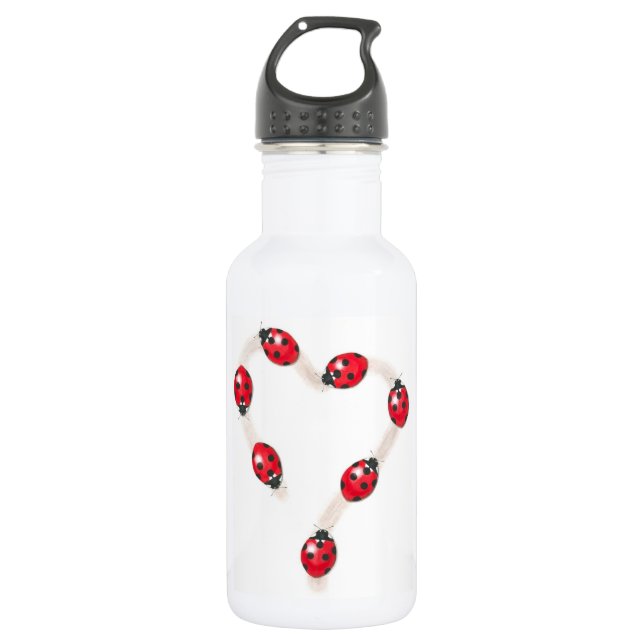 Ladybug Heart Liberty Bottle (Front)