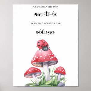 Ladybug - Help the Busy Mom-to-Be Poster