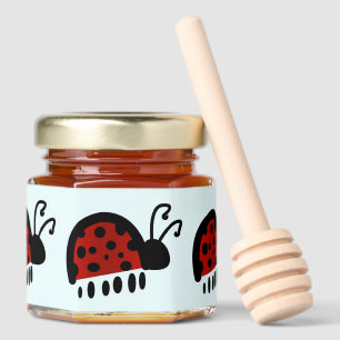 Ladybug Honey Jar Favors