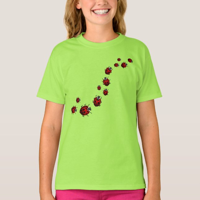 Ladybug Hoodie Girl's Ladybug Hoodie Shirt & Gifts (Front)