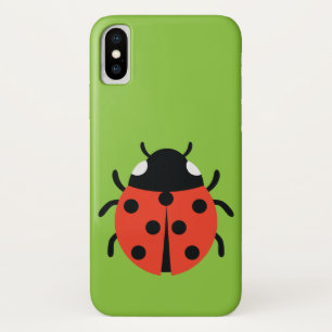 Ladybug Illustration iPhone X Case