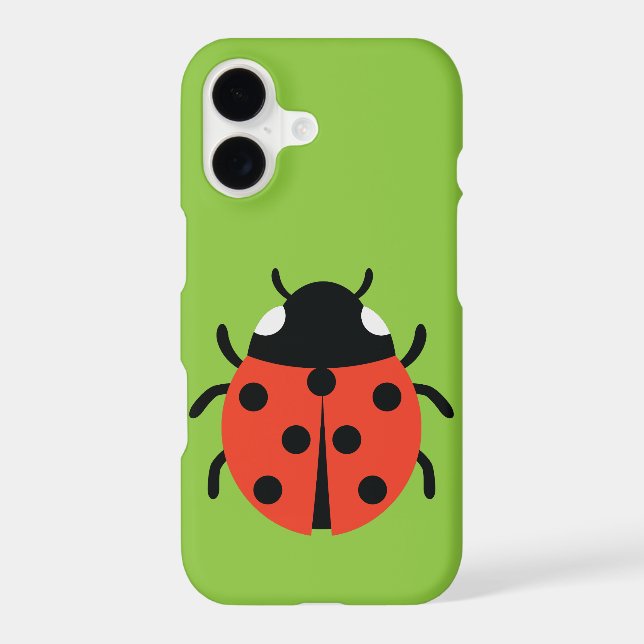 Ladybug Illustration Iphone Case (Back)