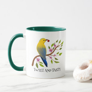 ladybug insect tasty colorful bird girly mug