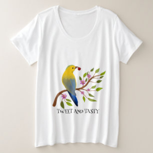 ladybug insect tasty colorful bird girly plus size T-Shirt