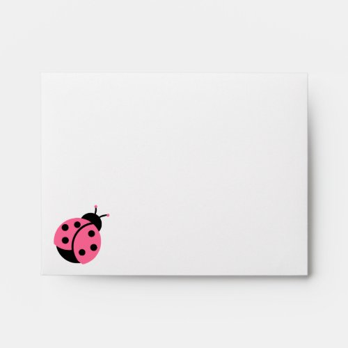 Ladybug Invitation Envelopes