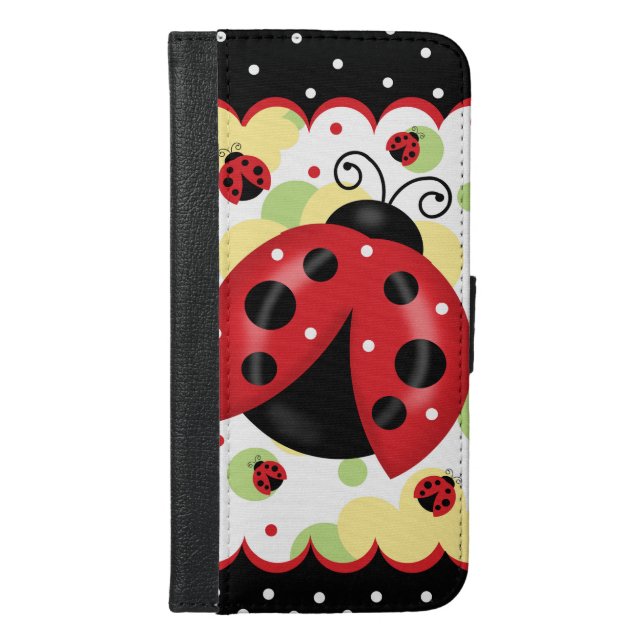 Ladybug iPhone 6/6S Plus Wallet Case (Front)