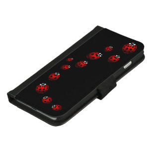 Ladybug iPhone 8/7 Plus Case Ladybird Wallet Case