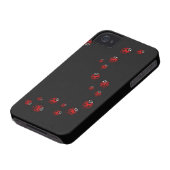 Ladybug iPhone Case Lady Bird iPhone 4 Case Gifts (Bottom)