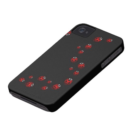 Ladybug iPhone Case Lady Bird iPhone 4 Case Gifts (Bottom)