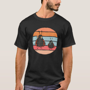 Ladybug Is Walking With Her Cute Child Mother S Da T-Shirt
