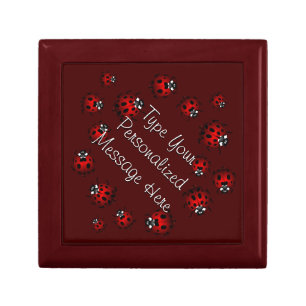 Ladybug Jewelry Box Personalized Keepsake Box Gift
