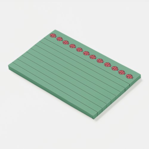  Ladybug Jumbo Post It Notes