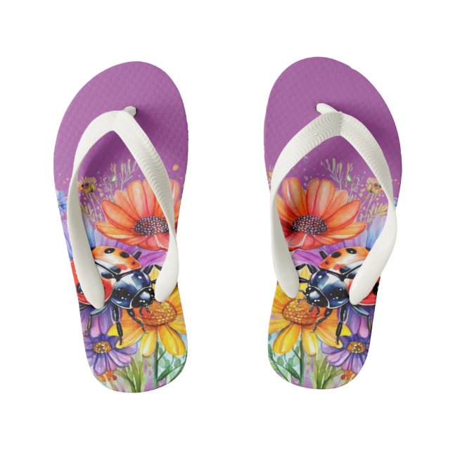 Ladybug Kid's Flip Flops (Footbed)