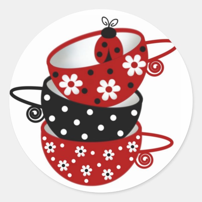 Ladybug Kitchen Sticker - SRF (Front)