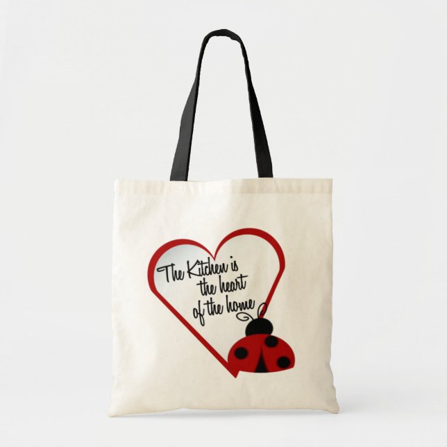 Ladybug Kitchen Tote Bag (Front)
