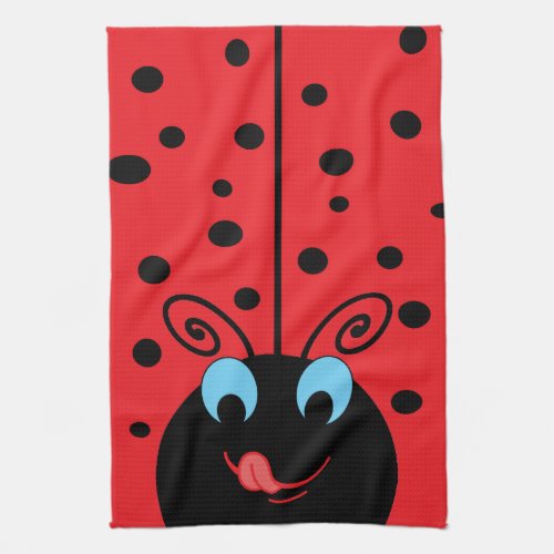 Ladybug Kitchen Towel