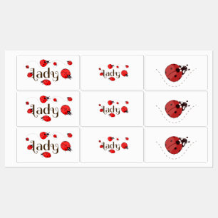 Ladybug Labels