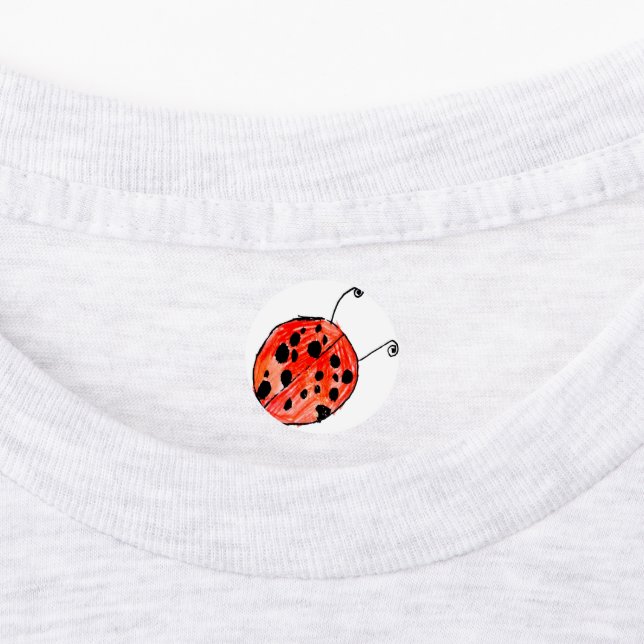 Ladybug Labels (Affixed)