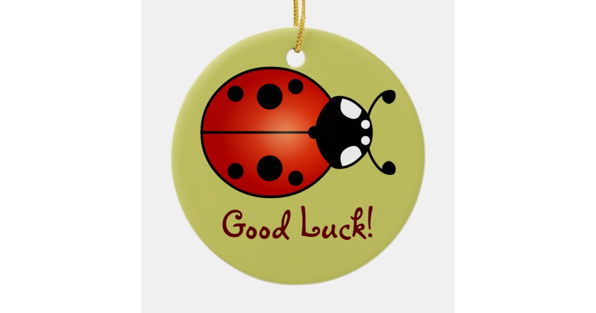 Ladybug Ladybird Beetle Good Luck Ornament Zazzle