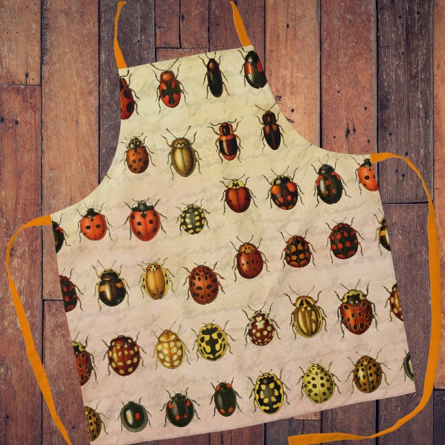 Ladybug Ladybird Beetle Insect Bug Apron (Creator Uploaded)