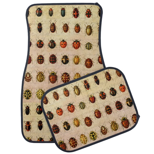 Ladybug Ladybird Beetle Insect Bug Car Floor Mat (Set)