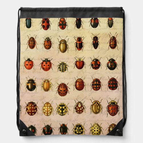 Ladybug Ladybird Beetle Insect Bug Drawstring Bag