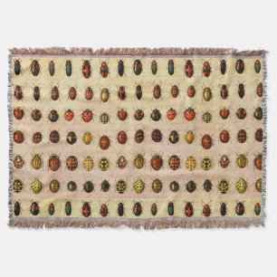 Ladybug Ladybird Beetle Insect Bug Throw Blanket