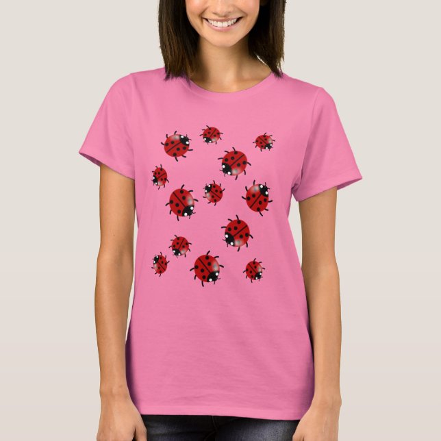 Ladybug Ladybird cascade T-Shirt (Front)