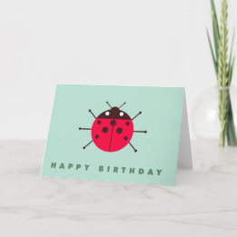 Happy Birthday Ladybird Cards - Greeting & Photo Cards | Zazzle