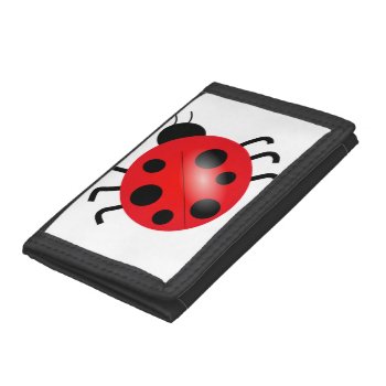 Ladybug - Ladybird Trifold Wallet by CuteFunnyAnimals at Zazzle