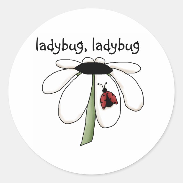 ladybug ladybug classic round sticker (Front)