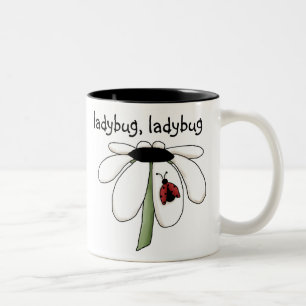 ladybug ladybug Two-Tone coffee mug