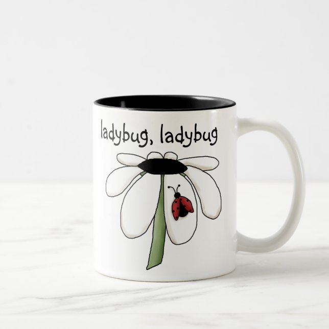 ladybug ladybug Two-Tone coffee mug (Right)
