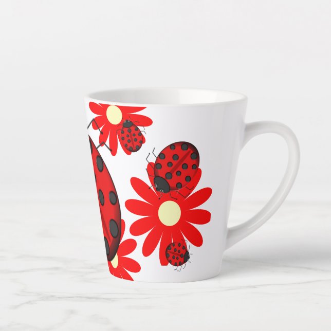 Ladybug Latte Mug (Right)