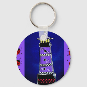 Ladybug Lighthouses Keychain