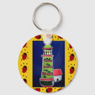 Ladybug Lighthouses Keychain