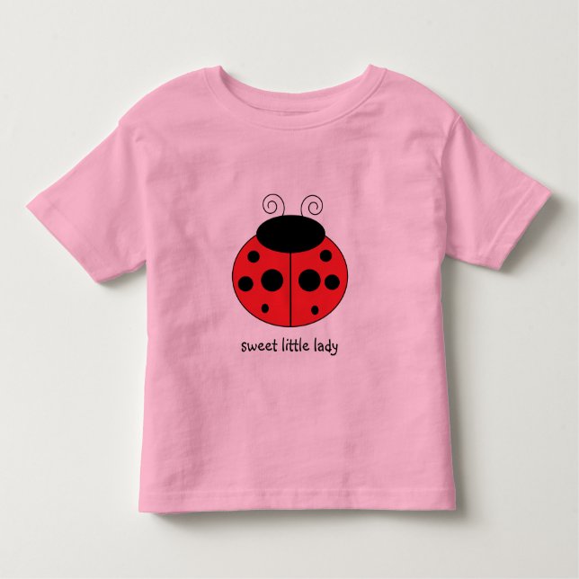 Ladybug Long Sleeved Girls Shirt (Front)