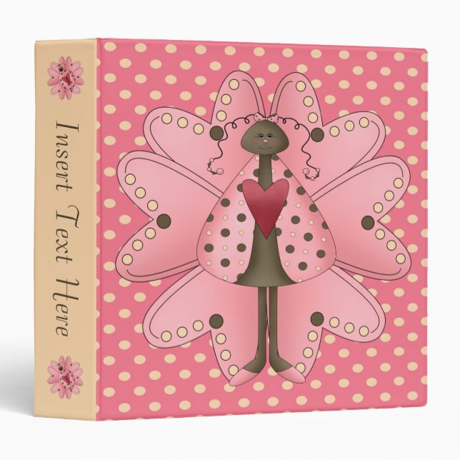 Ladybug Love Avery Binder (Front/Spine)