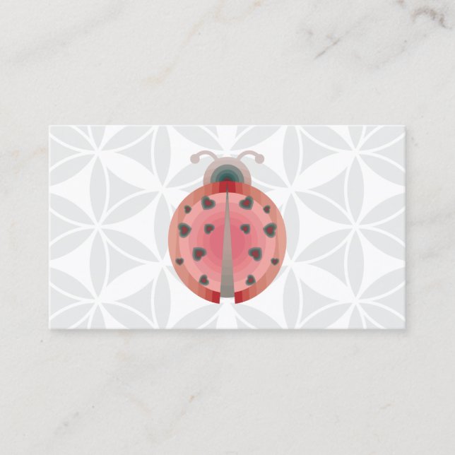 ladybug love business card (Front)