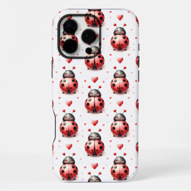 Ladybug Love iPhone Case (Back)