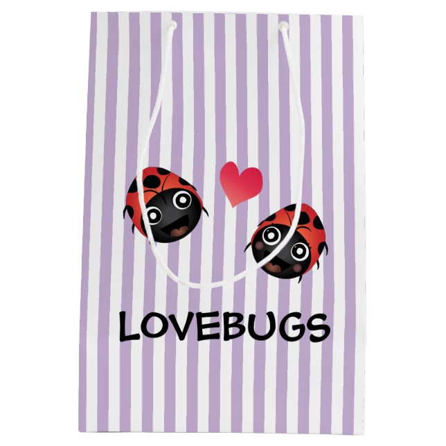 Ladybug Love Medium Gift Bag (Back)