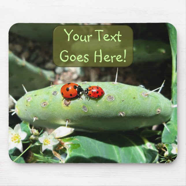 Ladybug Love Mouse Pad (Front)