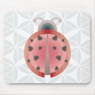 ladybug love mouse pad