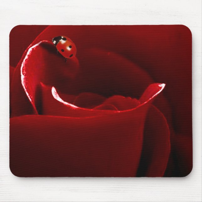 Ladybug Love Mouse Pad (Front)