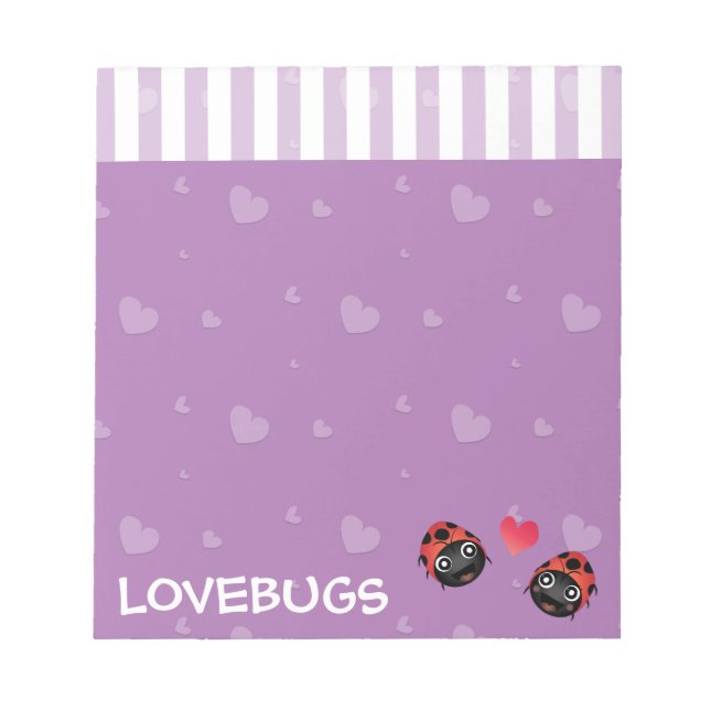 Ladybug Love Notepad (Front)
