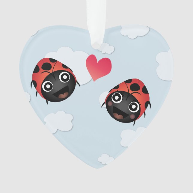 Ladybug Love Ornament (Front)