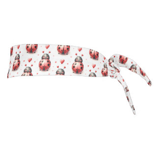 Ladybug Love Tie Headband
