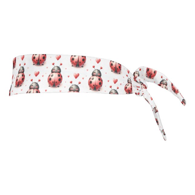 Ladybug Love Tie Headband (Rotate 90)